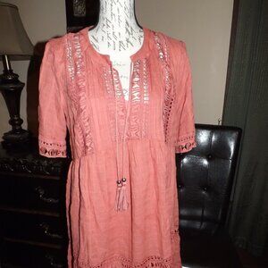women's KNOX ROSE boho dress size medium NWT